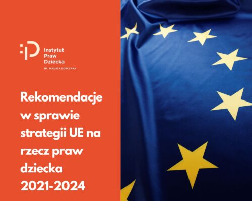 Rekomendacje w sprawie strategii UE na rzecz praw dziecka  2021-2024